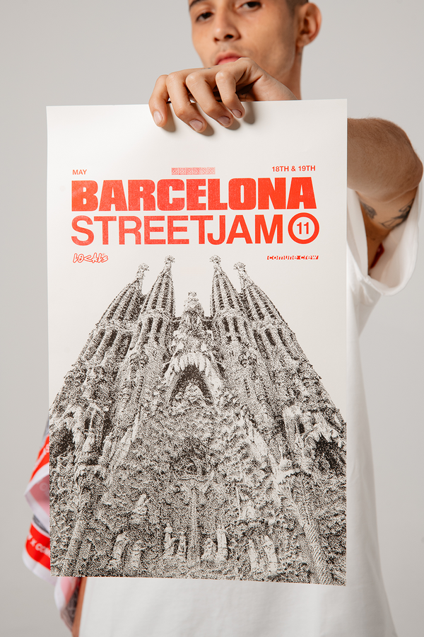 POSTER STREETJAM BARCELONA - COMUNE CREW X LOCALS