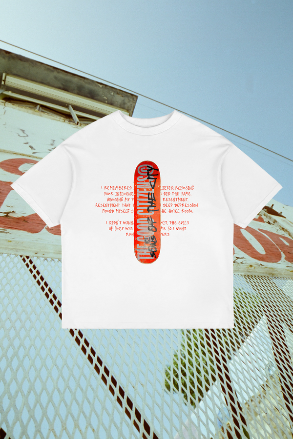 Trashed Deck Oversized tee