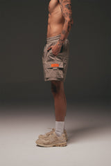 TLA UTILITY CARGO SHORT STONE GRAY