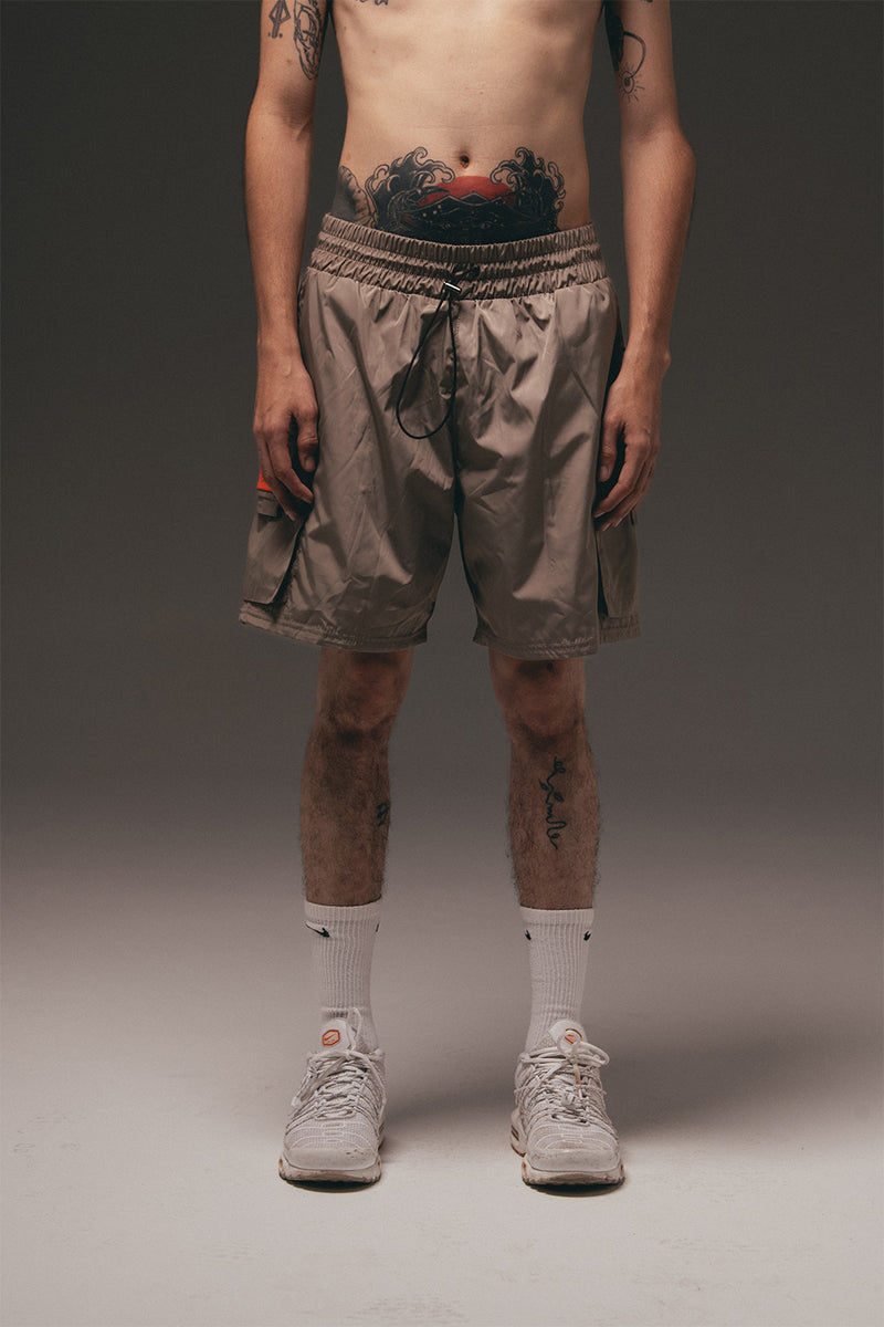 TLA UTILITY CARGO SHORT STONE GRAY