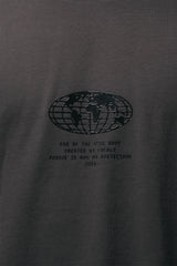 TLA WORLDWIDE SHADOW GRAY GRAPHIC TEE